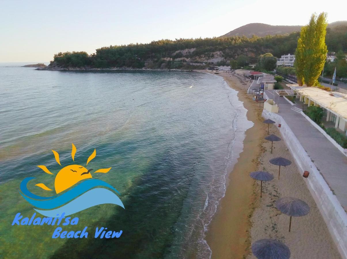 Kalamitsa Beach View Kavala Exterior photo
